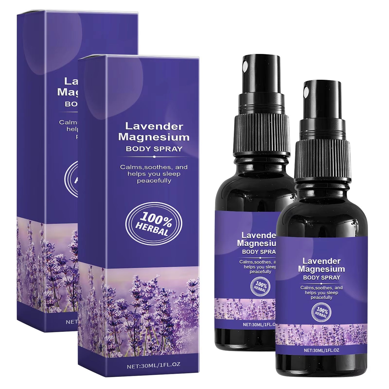 Lavender & Vanilla Sleep Pillow Spray 30ml – Aromatherapy Mist for Relaxation, Bedtime & Better Sleep