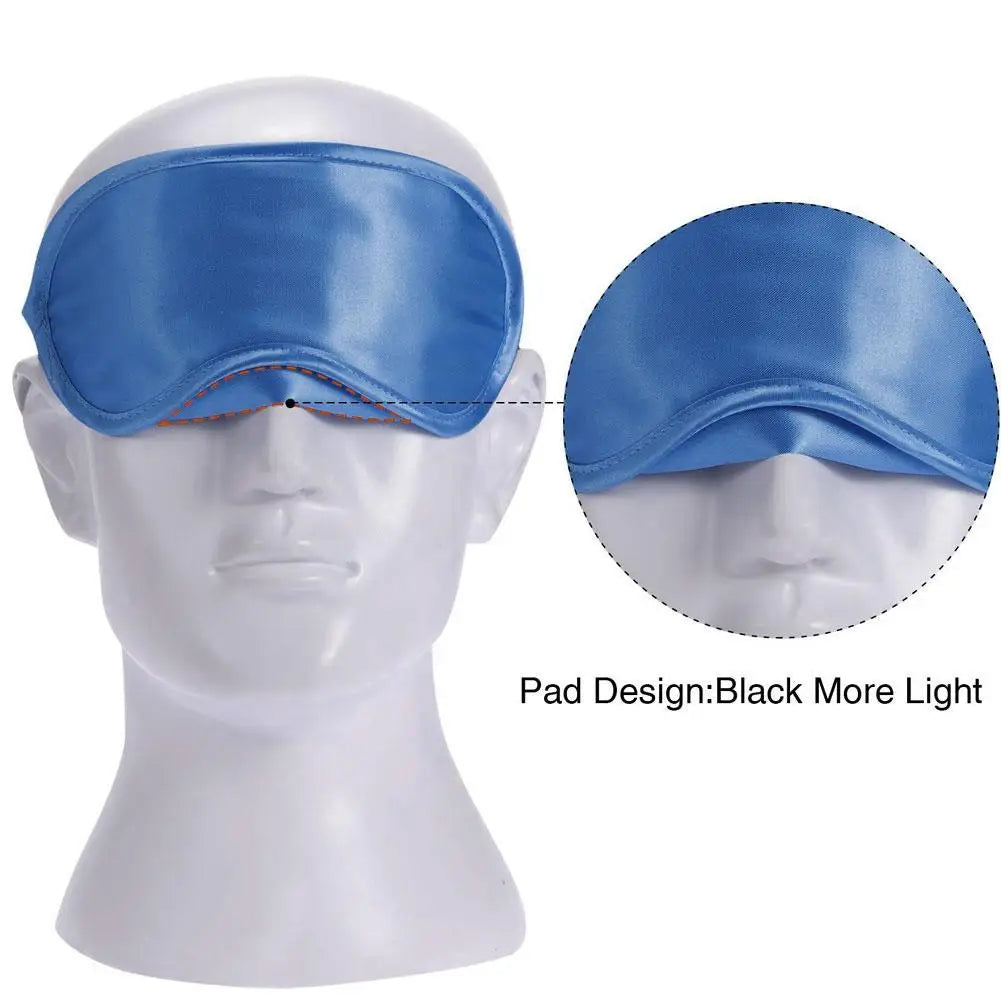 Silky Soft Sleep Eye Mask – Lightweight Light-Blocking Eyeshade for Sleep, Travel & Relaxation