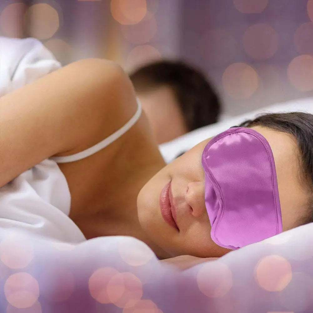 Silky Soft Sleep Eye Mask – Lightweight Light-Blocking Eyeshade for Sleep, Travel & Relaxation