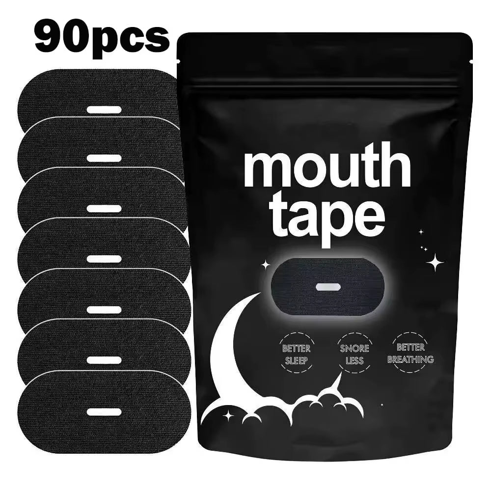 30/60/90PCS Breathable Mouth Tape for Sleep – Comfortable Adhesive Strips to Support Nasal Breathing and Reduce Snoring