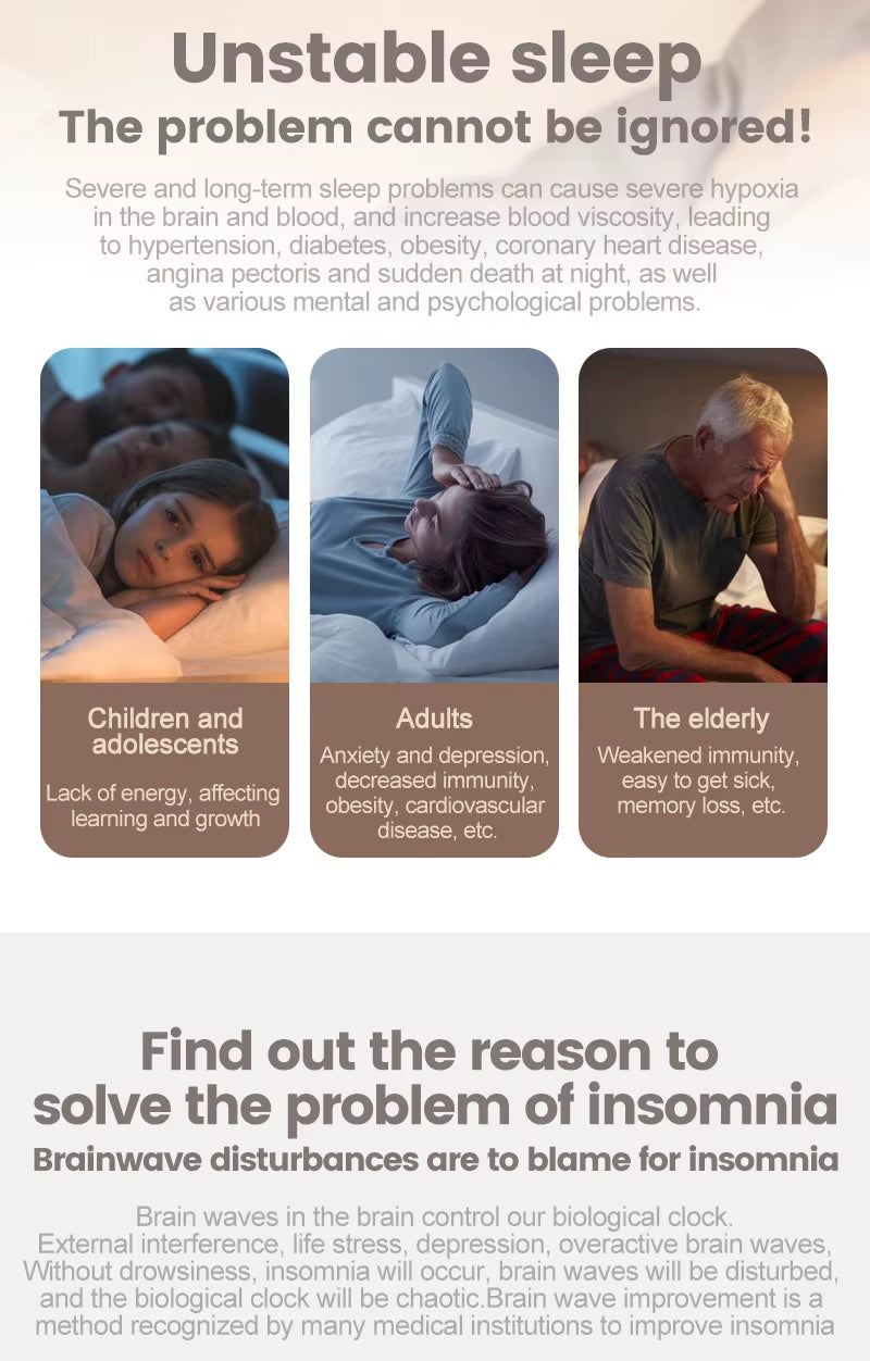 CES Sleep Aid Device for Relaxation & Sleep Support – Smart Wellness Technology for Improved Sleep Quality