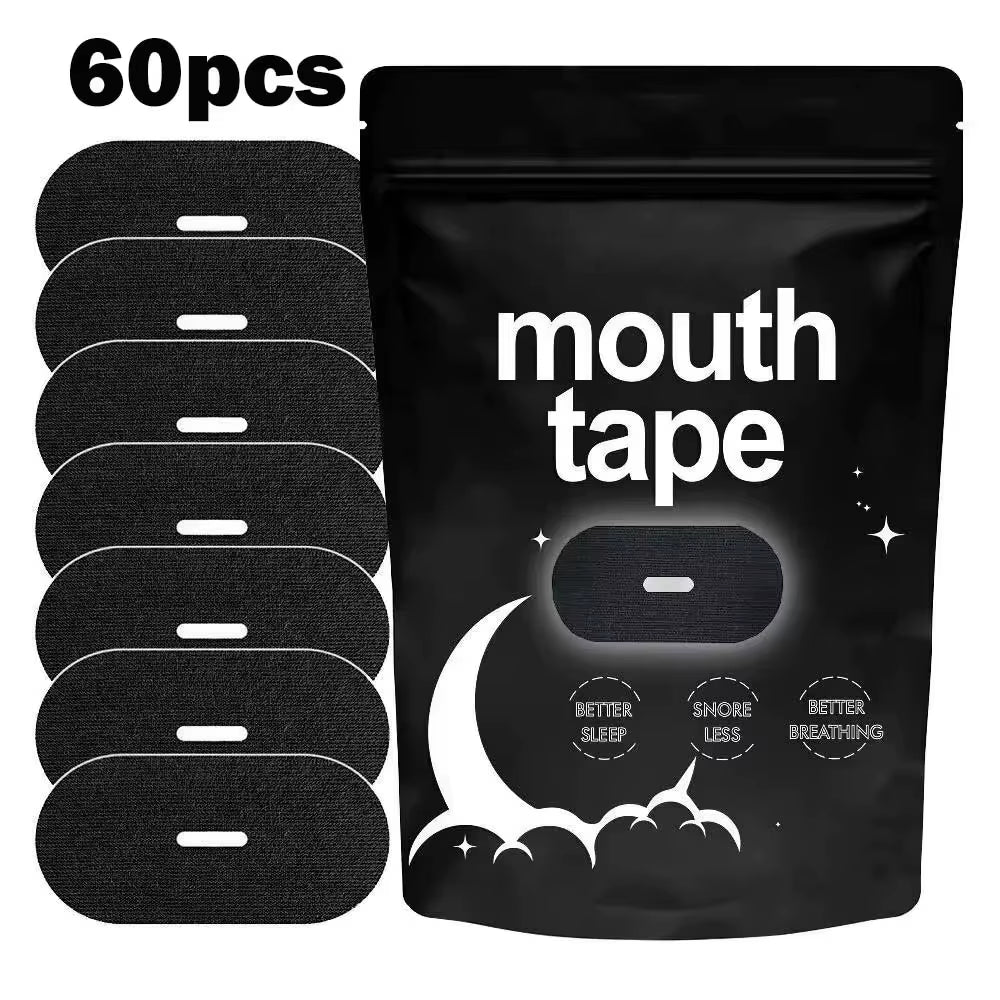 30/60/90PCS Breathable Mouth Tape for Sleep – Comfortable Adhesive Strips to Support Nasal Breathing and Reduce Snoring