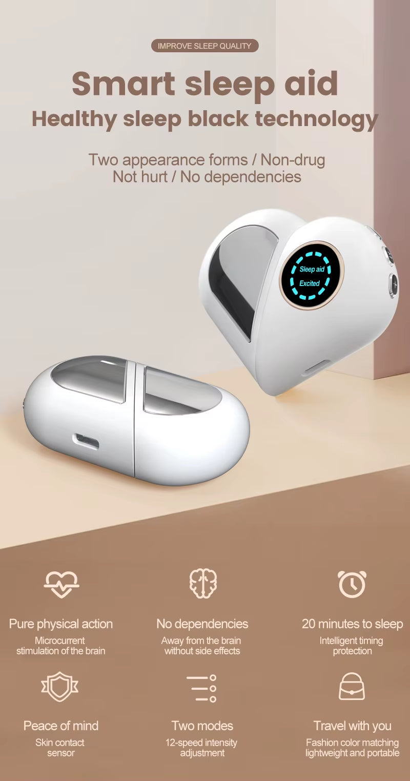 CES Sleep Aid Device for Relaxation & Sleep Support – Smart Wellness Technology for Improved Sleep Quality
