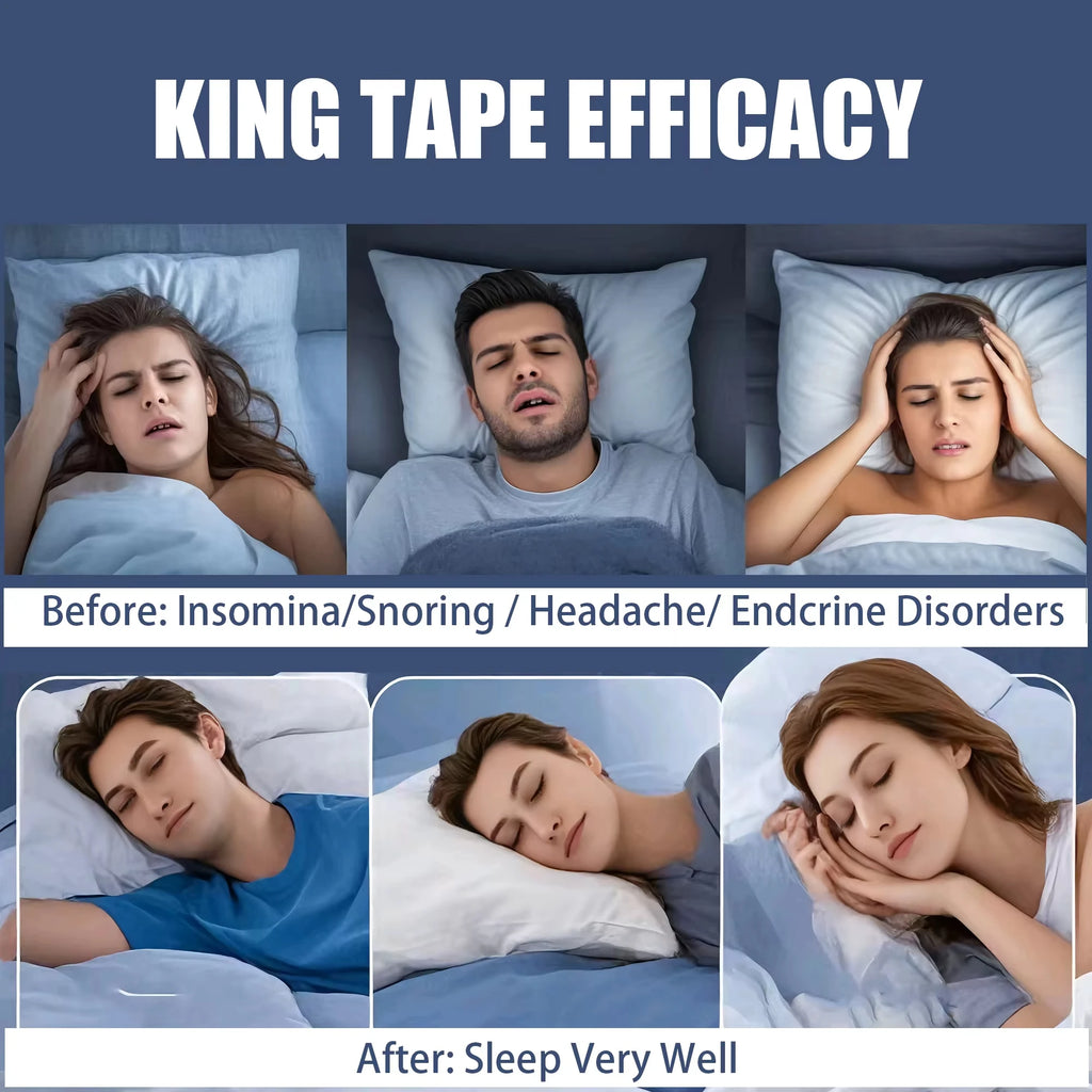 30/60/90PCS Breathable Mouth Tape for Sleep – Comfortable Adhesive Strips to Support Nasal Breathing and Reduce Snoring